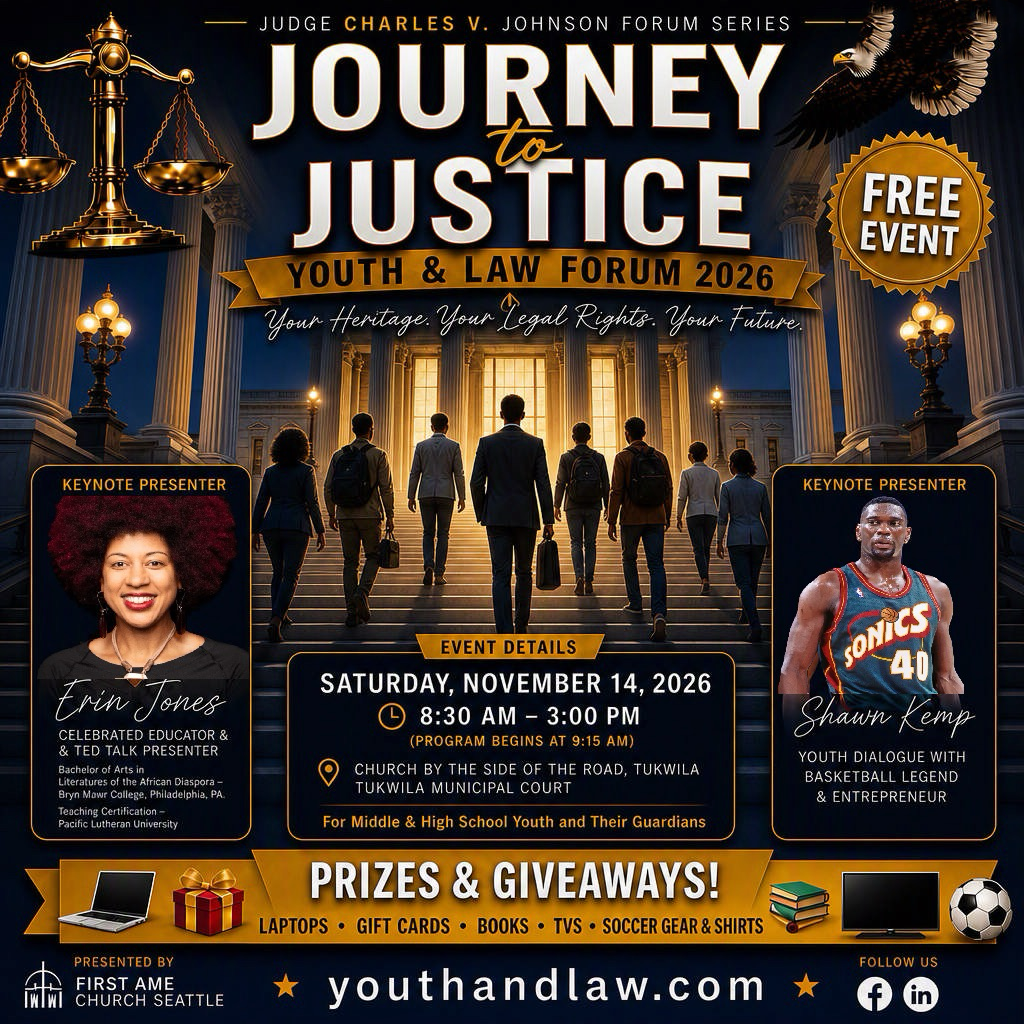 Youth & Law Forum 2026 Save the Date flyer — Saturday, November 14, 2026